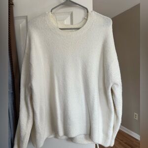 H&M Cream Women's Crew Neck Sweater